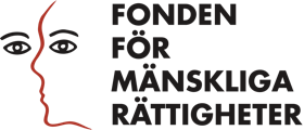 Logotyp Fonden för mänskliga rättigheter