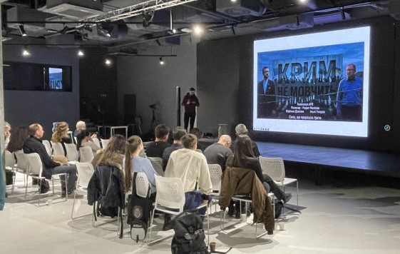 En dokumentärvisning arrangerad av Media Development Foundation i Ukraina